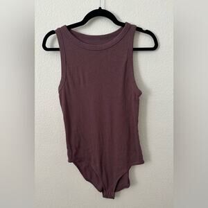 A New Day Purple Sleeveless Bodysuit